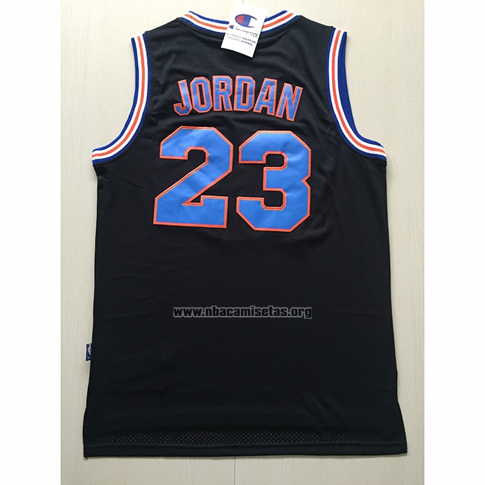 Camiseta Tune Squad Michael Jordan NO 23 Negro